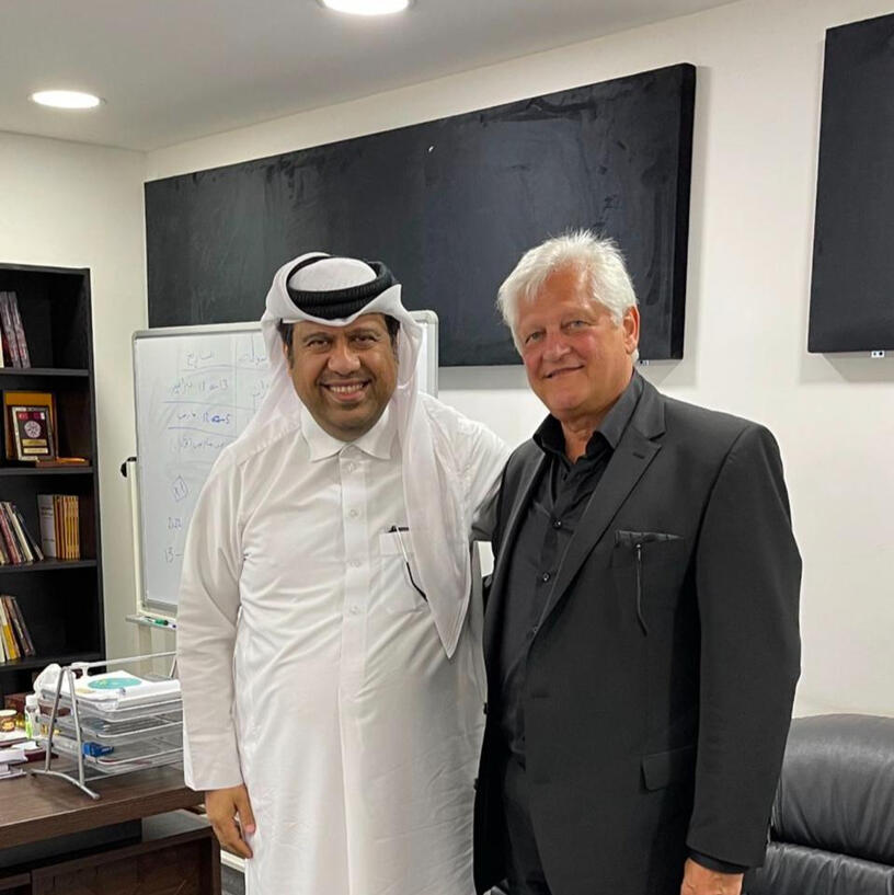 Qatar´s Minister of Culture & Dieter Wiesner