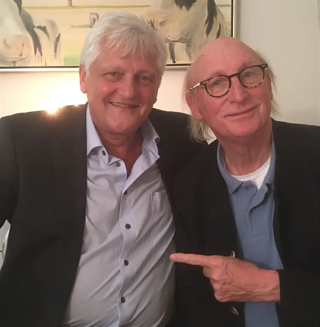 Otto Waalkes with Dieter Wiesner
