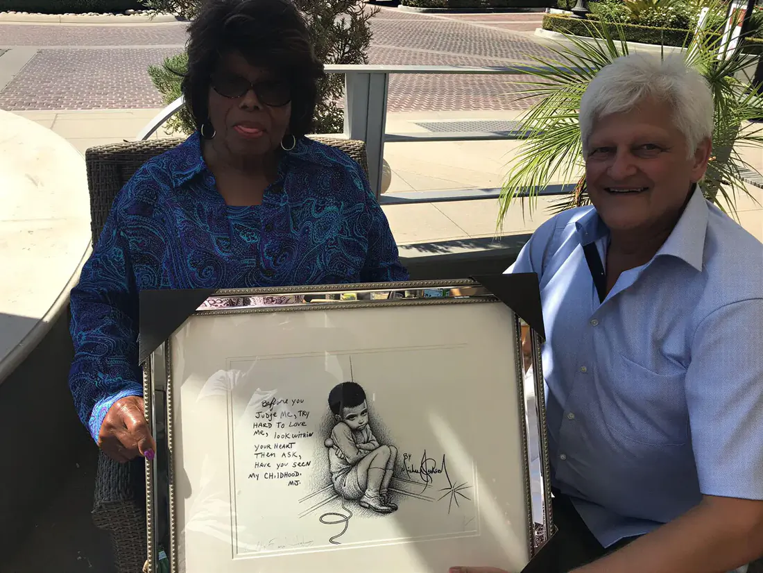 Katherine Jackson with Dieter Wiesner