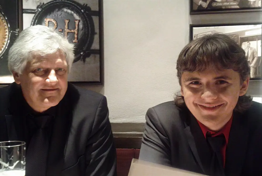Prince Jackson with Dieter Wiesner
