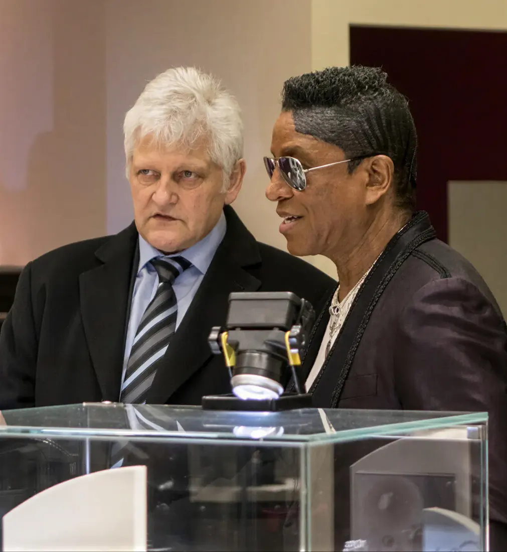Jermaine Jackson with Dieter Wiesner
