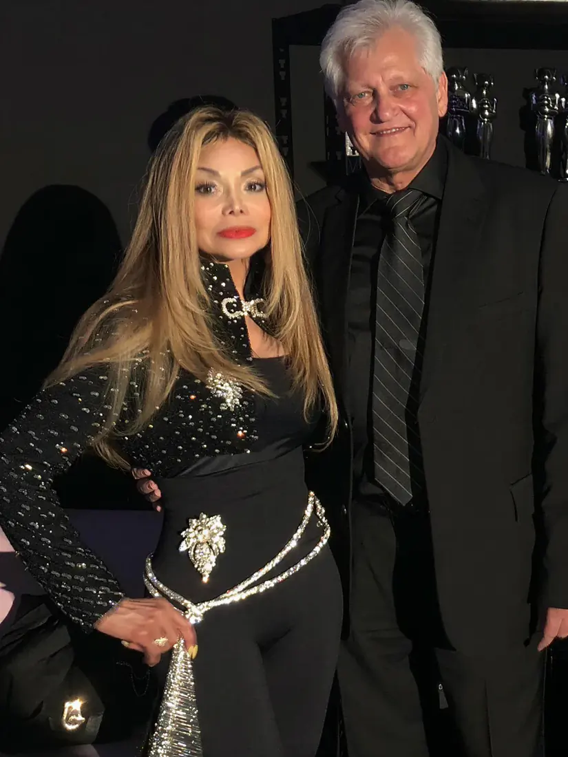 LaToya Jackson with Dieter Wiesner